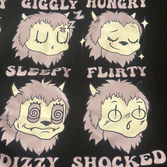 DELiA’S— DOLLS KILL Black Graphic Tee Shirt HALLOWEEN READY 9 DELIA’S MOODS 1X - Picture 4 of 9